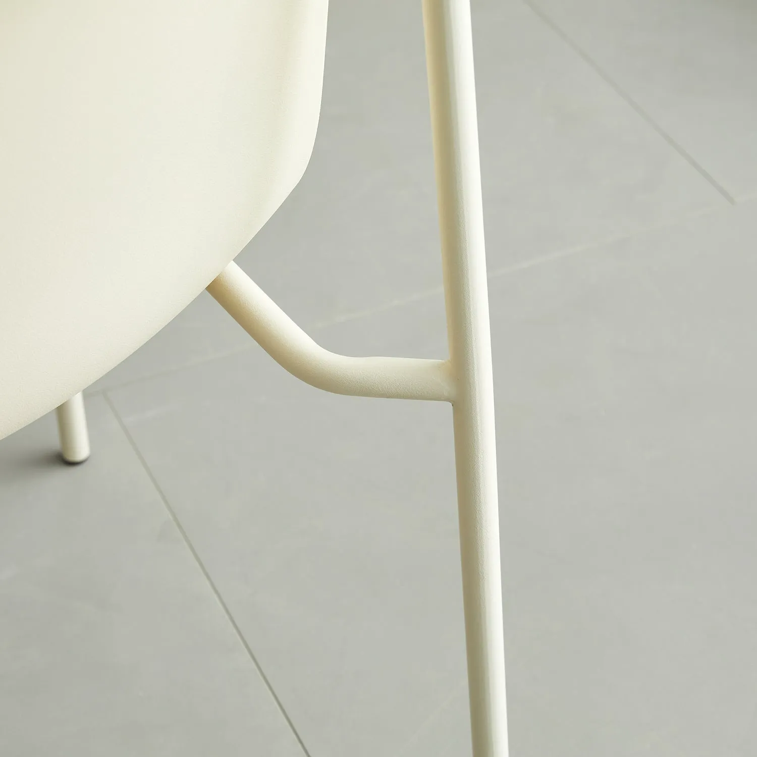 Contemporary Plastic Stackable Dining Chair BUZZ