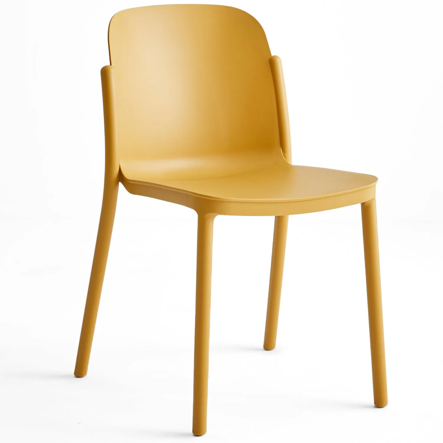 Contemporary Plastic Stackable Dining Chair GLINT