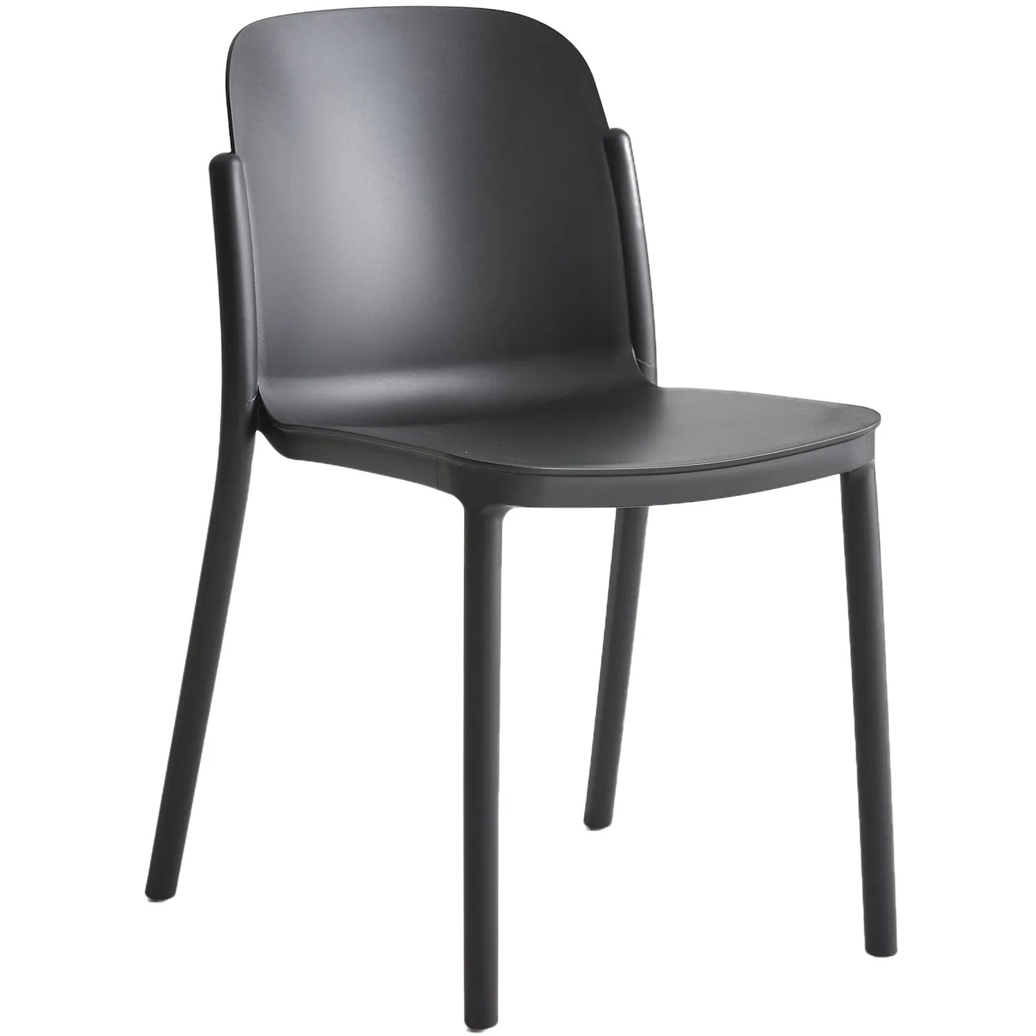 Contemporary Plastic Stackable Dining Chair GLINT
