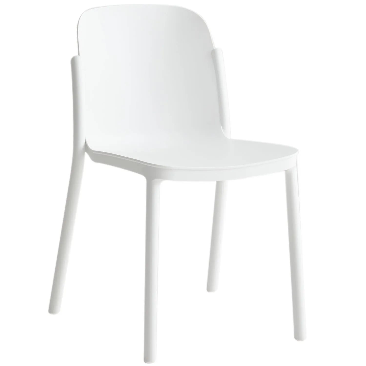 Contemporary Plastic Stackable Dining Chair GLINT