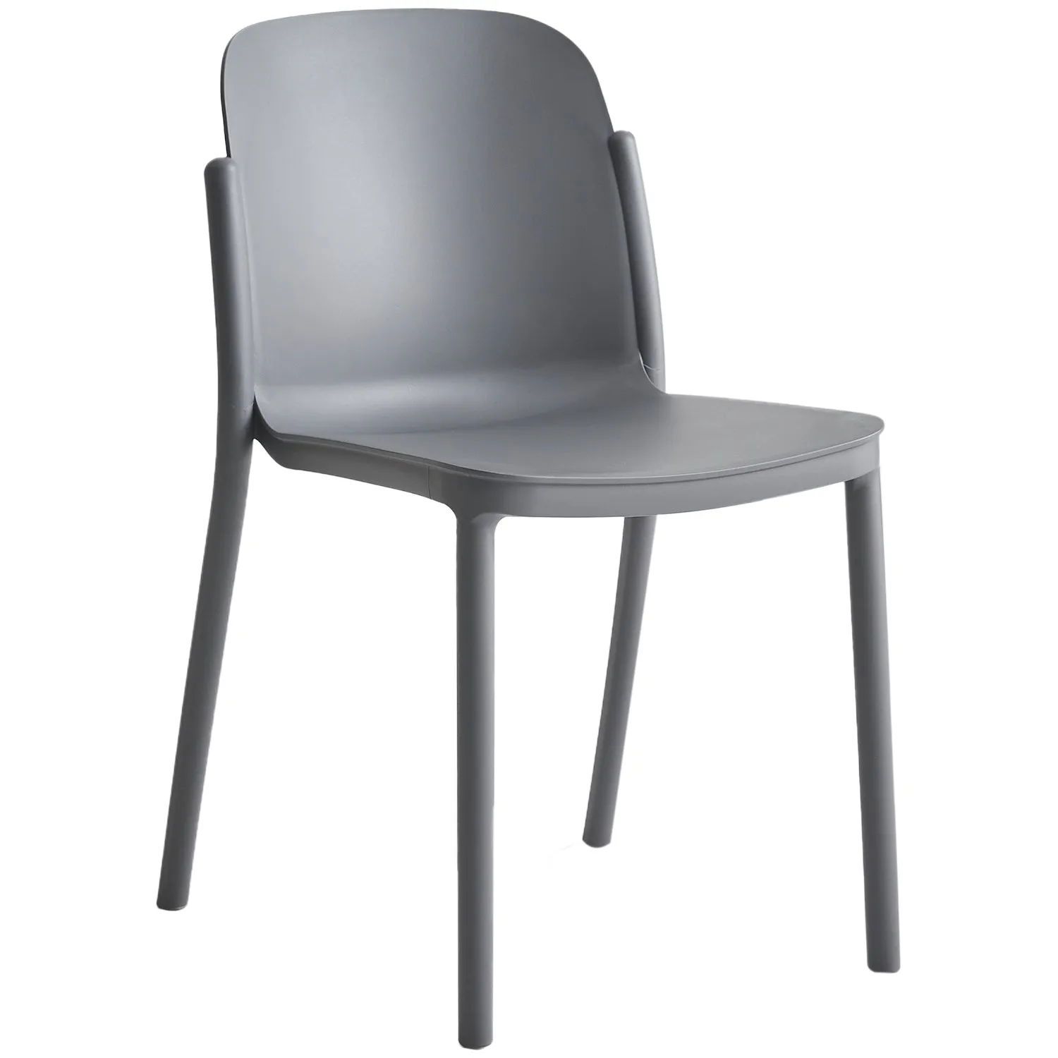 Contemporary Plastic Stackable Dining Chair GLINT