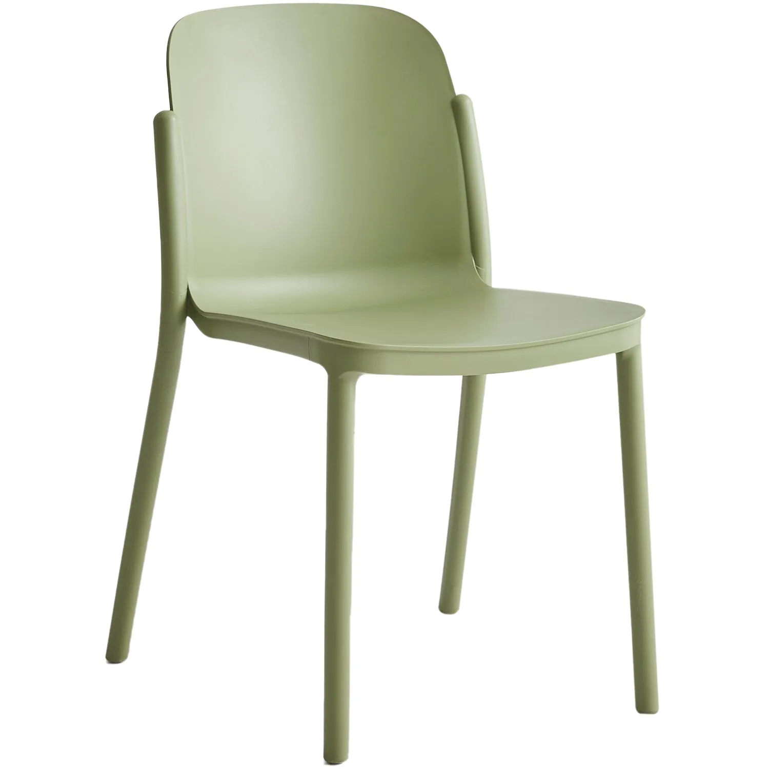 Contemporary Plastic Stackable Dining Chair GLINT