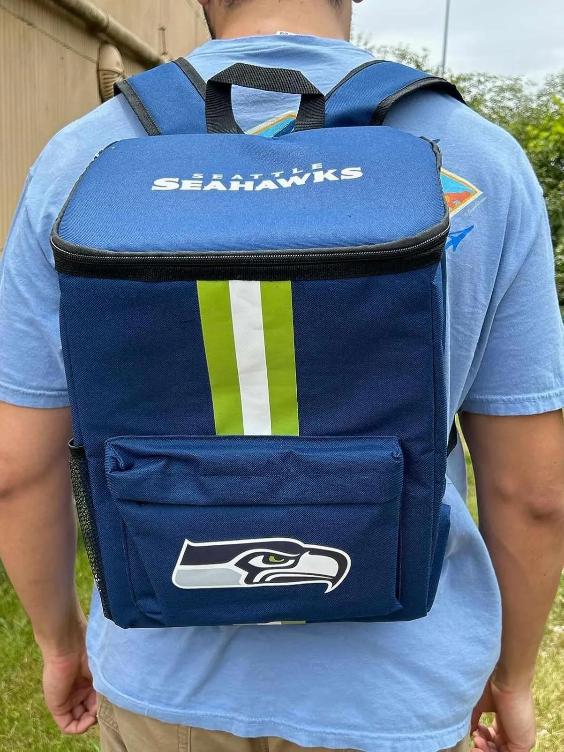 Cooler Backpack – Portable Soft Sided Ice Chest – Insulated Bag Holds 36 Cans - Football Gear – Show Your Team Spirit with Officially Licensed Fan Gear