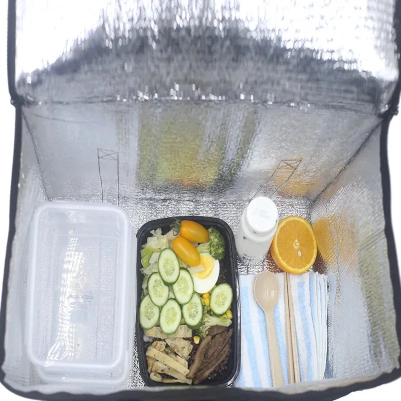 Cooler Bag Picnic Insulated Lunch Box Foldable  Portable Food Thermal Bag