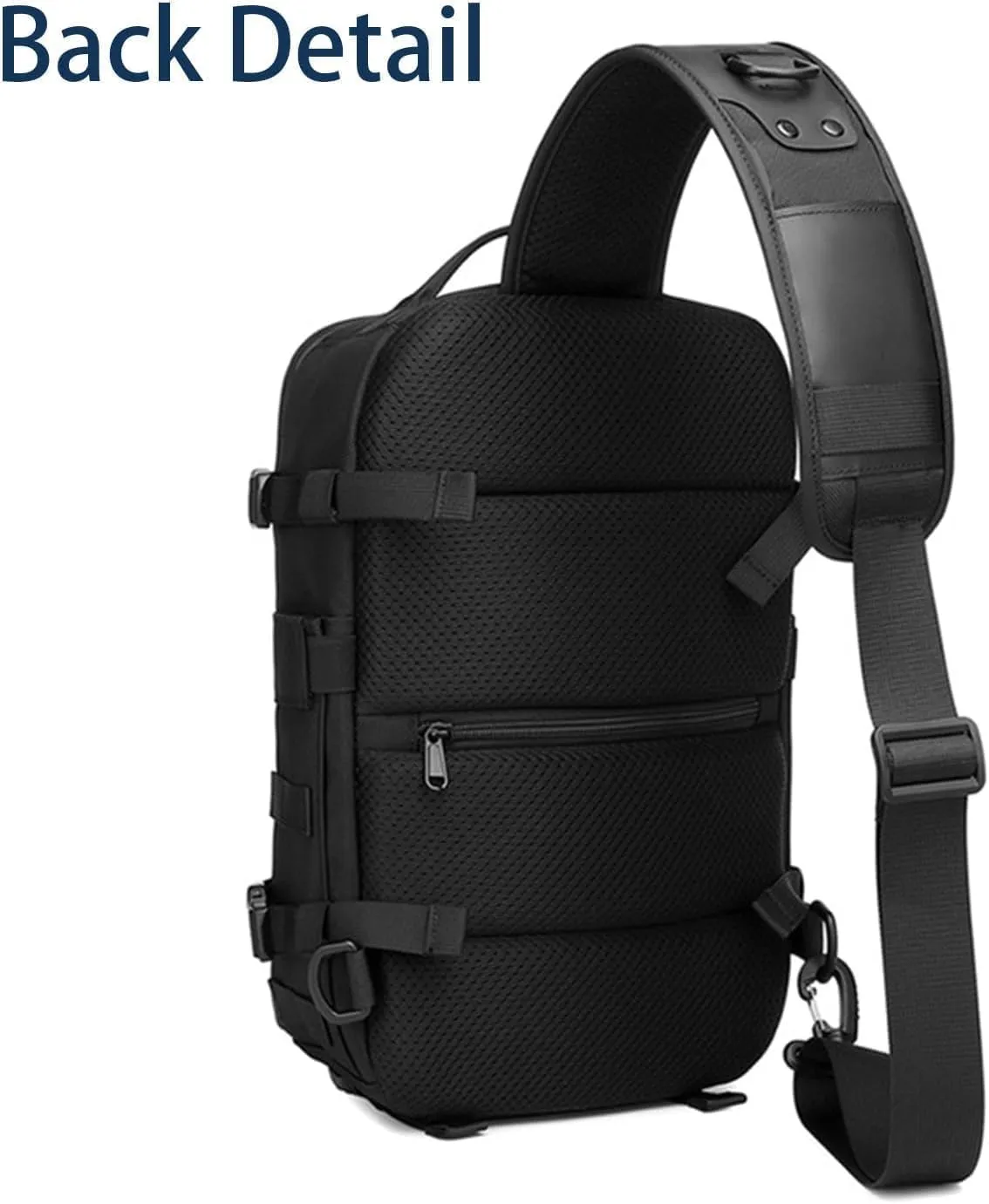 Cosmos Explorer Sling Bag, Anti Theft Tactical Sling Backpack, for Outdoor Hiking (gray)