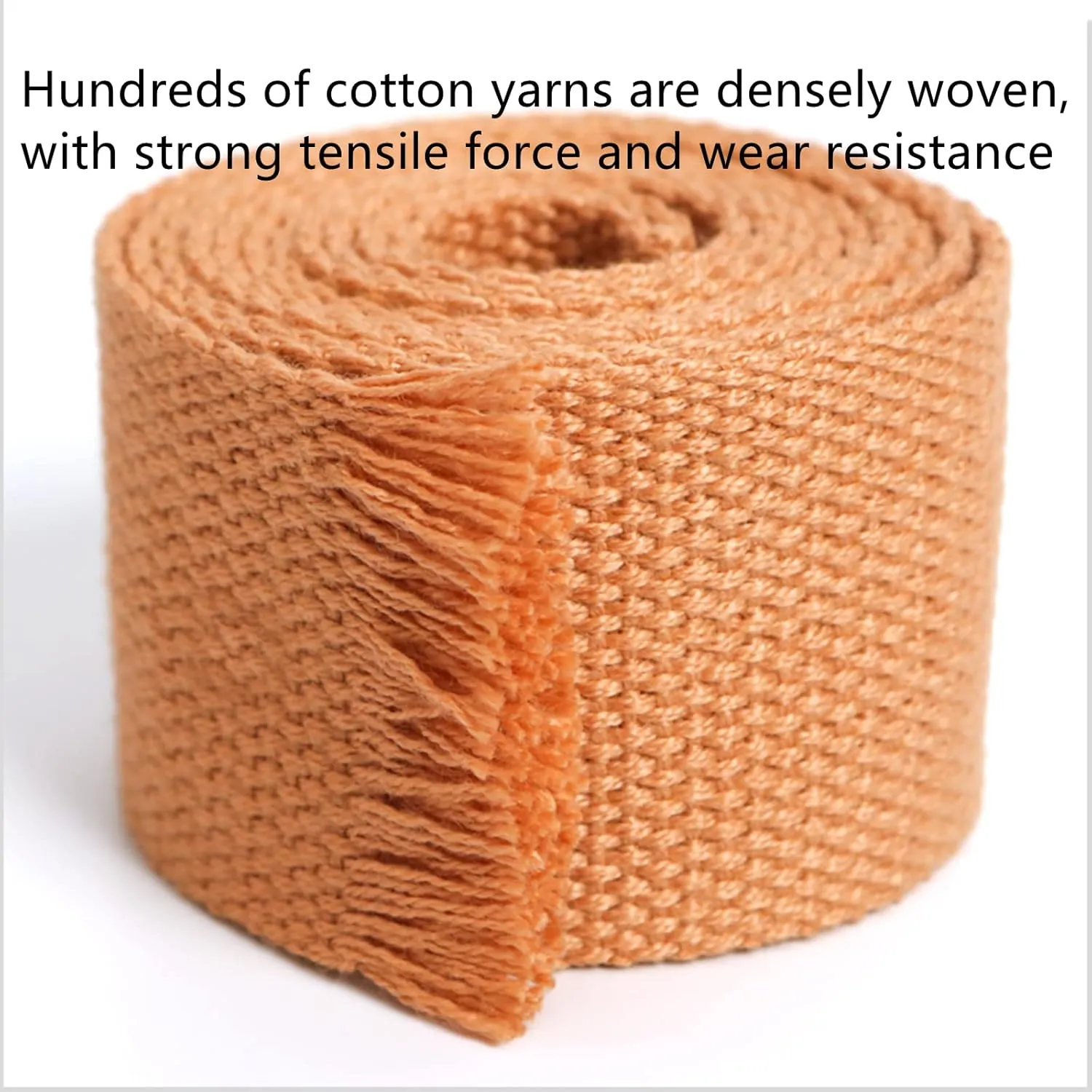 Cotton Webbing 2 inch, Lawn Chair Webbing, Upholstery Webbing, Lightweight Strapping for Climbing DIY Gear Repair