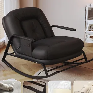 Cozy Lazy Sofa for Relaxation - Adjustable Lounge Chair for Sleeping and Napping on Balcony, Ideal for Home Use and Midday Breaks for Adults F