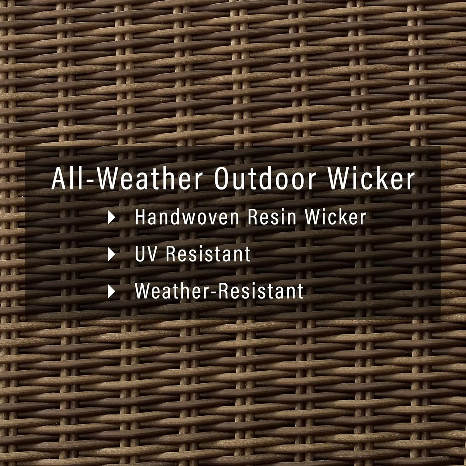 Crosley Furniture Bradenton 2-Piece Outdoor Chair Set, Wicker Dining Patio Chairs for Deck, Backyard, Weathered Brown with Sand Cushions