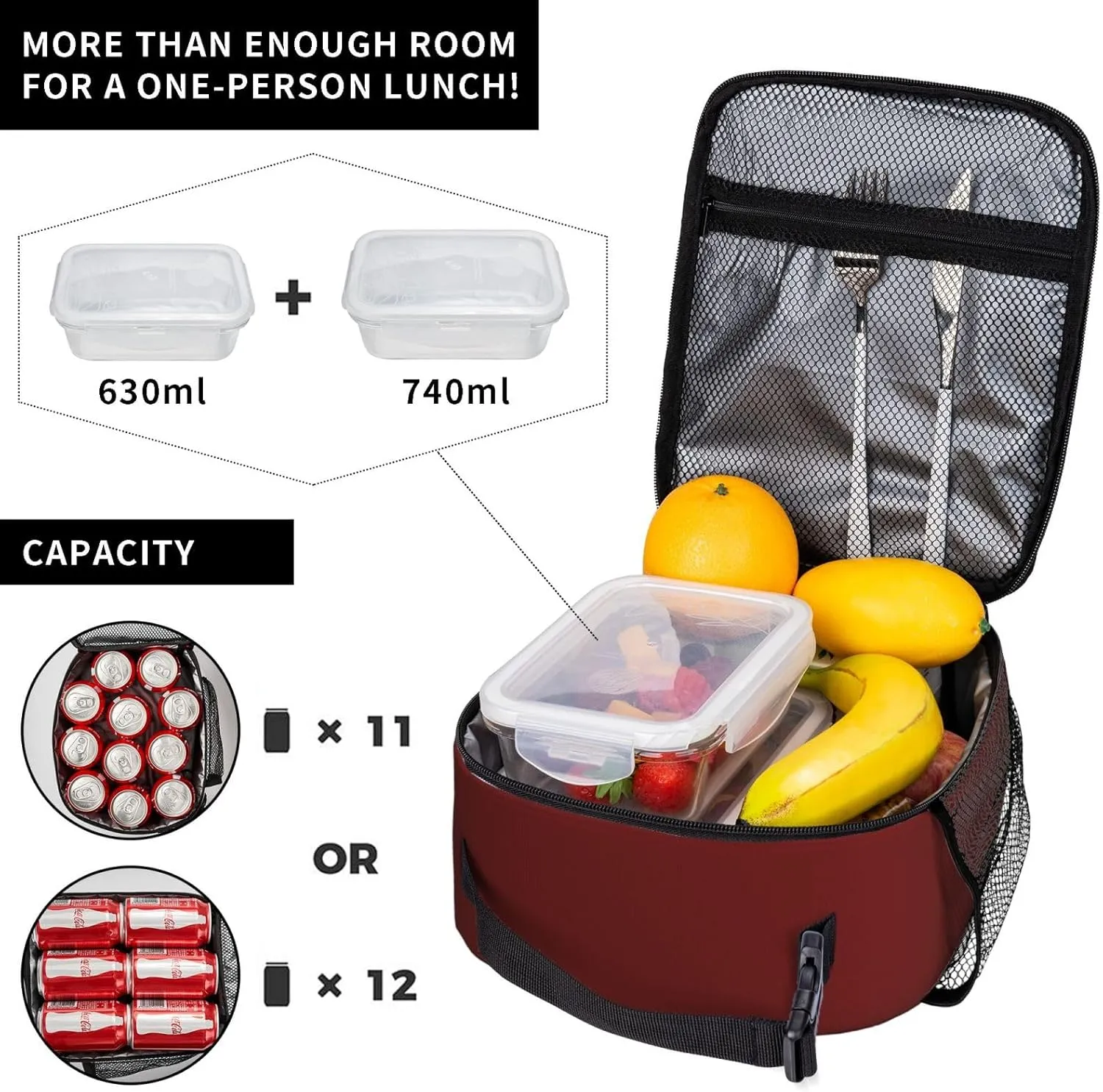 Custom Washington Lunch Bag Box Personalized Fan Gift Football Lunch Box with Name Number Customized Insulated Lunch Tote Bag