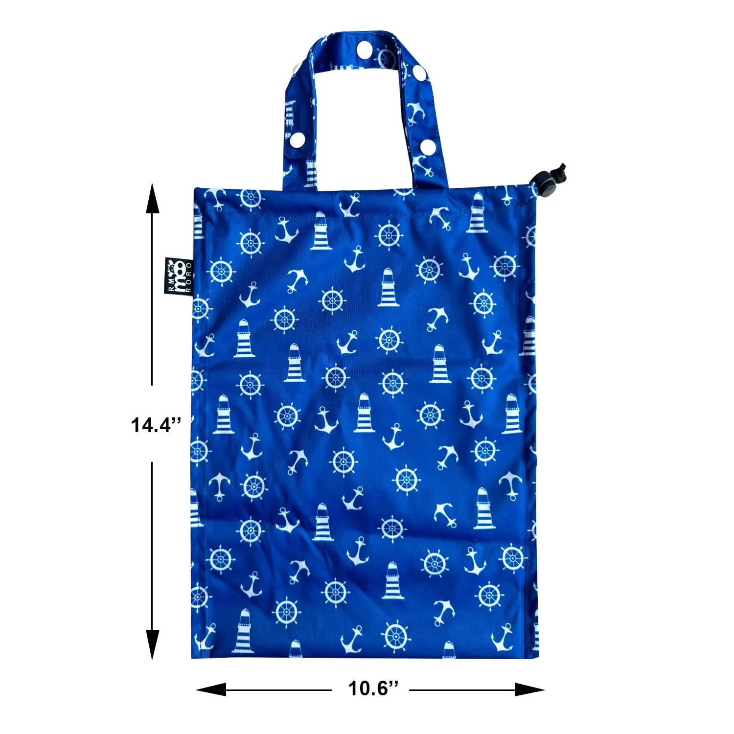 Cute Hanging Car Trash Garbage Bag 100% Leakproof Waterproof Multipurpose for Car Back Front Seat Console with Hanging Strap (Anchor and Lighthouse)