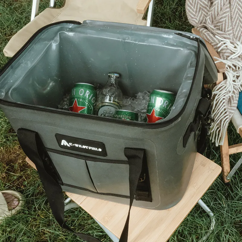 C·WILDYFIELD Soft Cooler 30 Cans Cooler Bag Insulated 100% Leak Proof Waterproof Beach Cooler Portable Lightweight Camping Cooler Soft Ice Chest