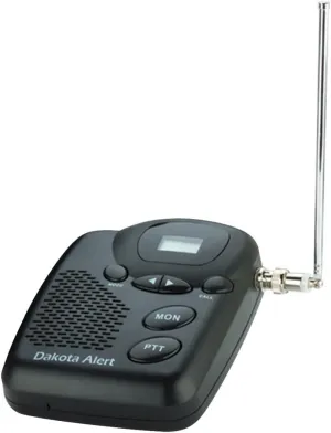 Dakota Alert MURS M538 Base Station - Reliable Multi-Use Radio Service Alert System with Rubber Duck Antenna & Normally Open Relay Output | Dakota Alert M538-BS Base Station Radio