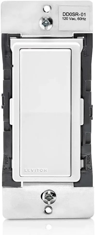 Decora Smart Switch Companion for Multi-Location Switching (Not for Stand-Alone use), 120VAC, 60Hz DD0SR-1Z, White, Ivory, Light Almond