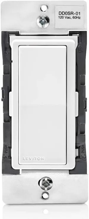 Decora Smart Switch Companion for Multi-Location Switching (Not for Stand-Alone use), 120VAC, 60Hz DD0SR-1Z, White, Ivory, Light Almond