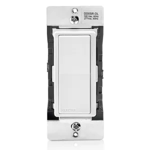 Decora Smart Switch Companion for Multi-Location Switching with Locator LED (Not for stand-alone use), 120/277VAC, 60Hz DD0SR-DLZ, White, Ivory, Light Almond