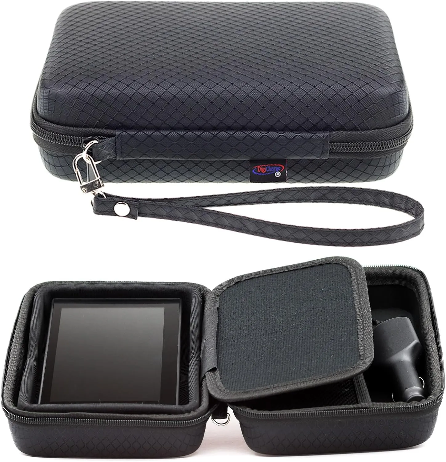 Digicharge Hard Carrying Case for 6 Inch Garmin DriveSmart 66 Drive 61 60LM 60LMT 61LMT-S 61LM Dezl OTR610 OTR700 RV 660LMT Nuvi 68 67 68LM 67LM 2639LMT 2639 Fleet 670 660 6’’ GPS Accessory Storage