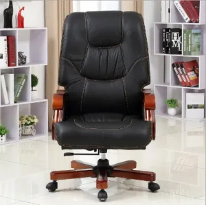 Director Chair for office Modern Design, Plyboard with Leatherette, Height Adjustable, Fixed Armrest & Revolving for Ultimate Comfort and Productivity