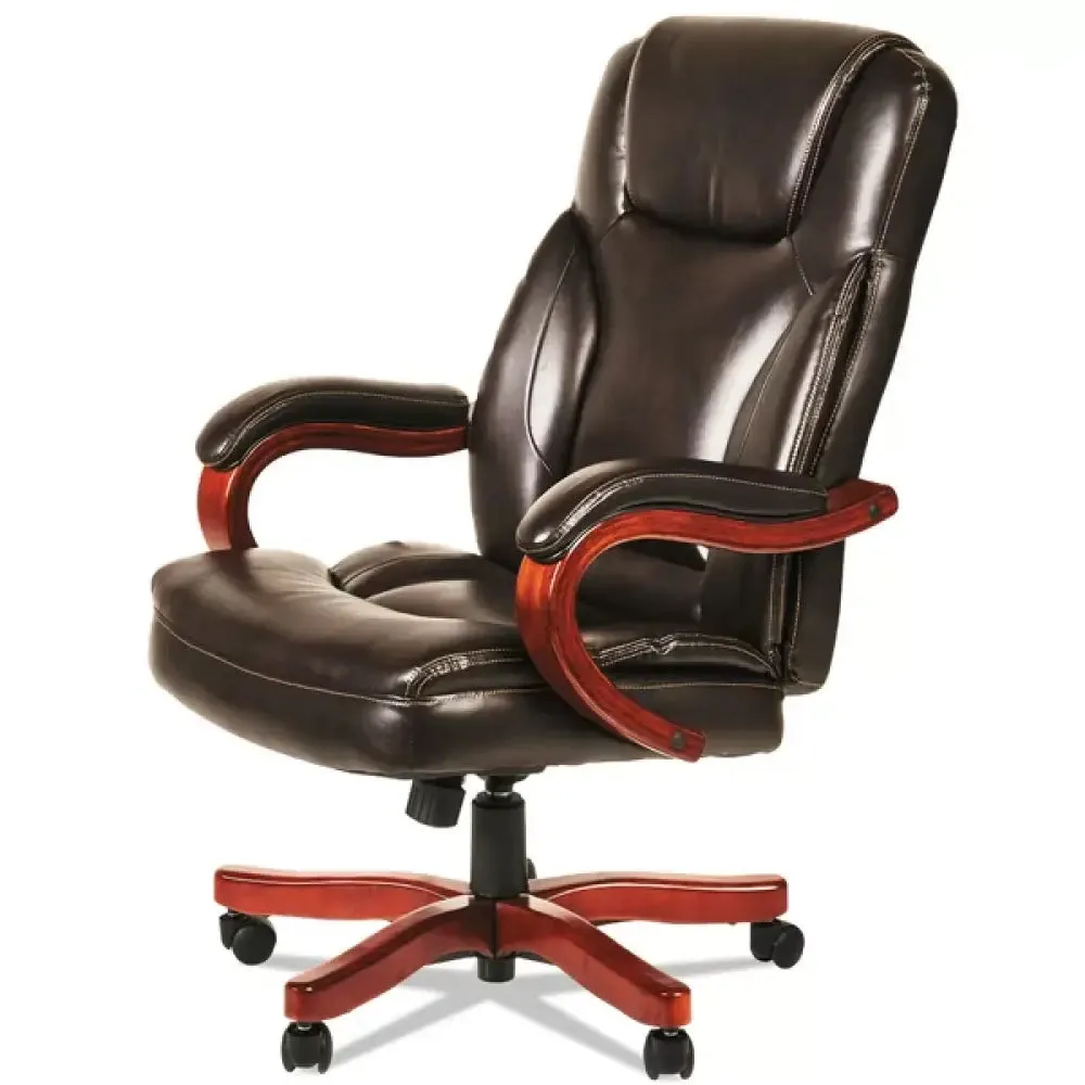 Director office Chair Made in Plyboard with Leatherette Upholstery & Armrest with Height Adjustable & Revolving Chair