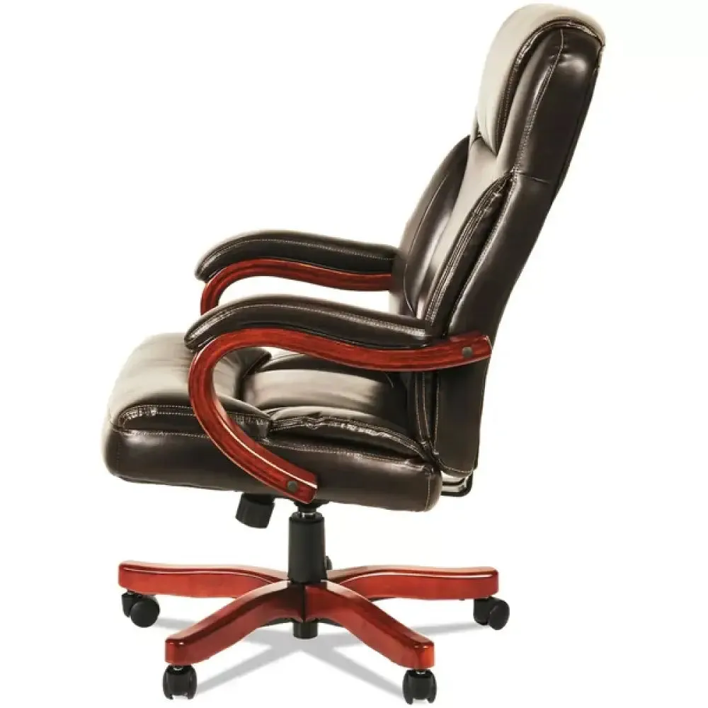 Director office Chair Made in Plyboard with Leatherette Upholstery & Armrest with Height Adjustable & Revolving Chair