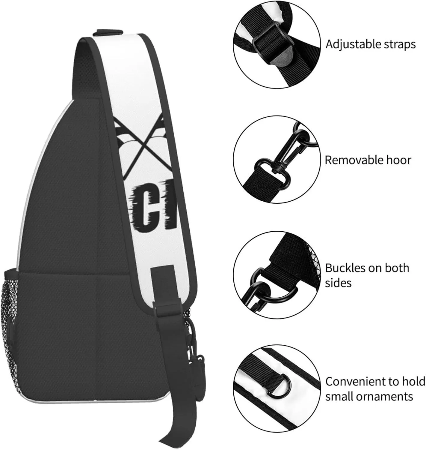 Dispatch Police Military Fire Flag Sling Bag Adjustable Chest Bags Casual Crossbody Bag Travel Shoulder Backpack