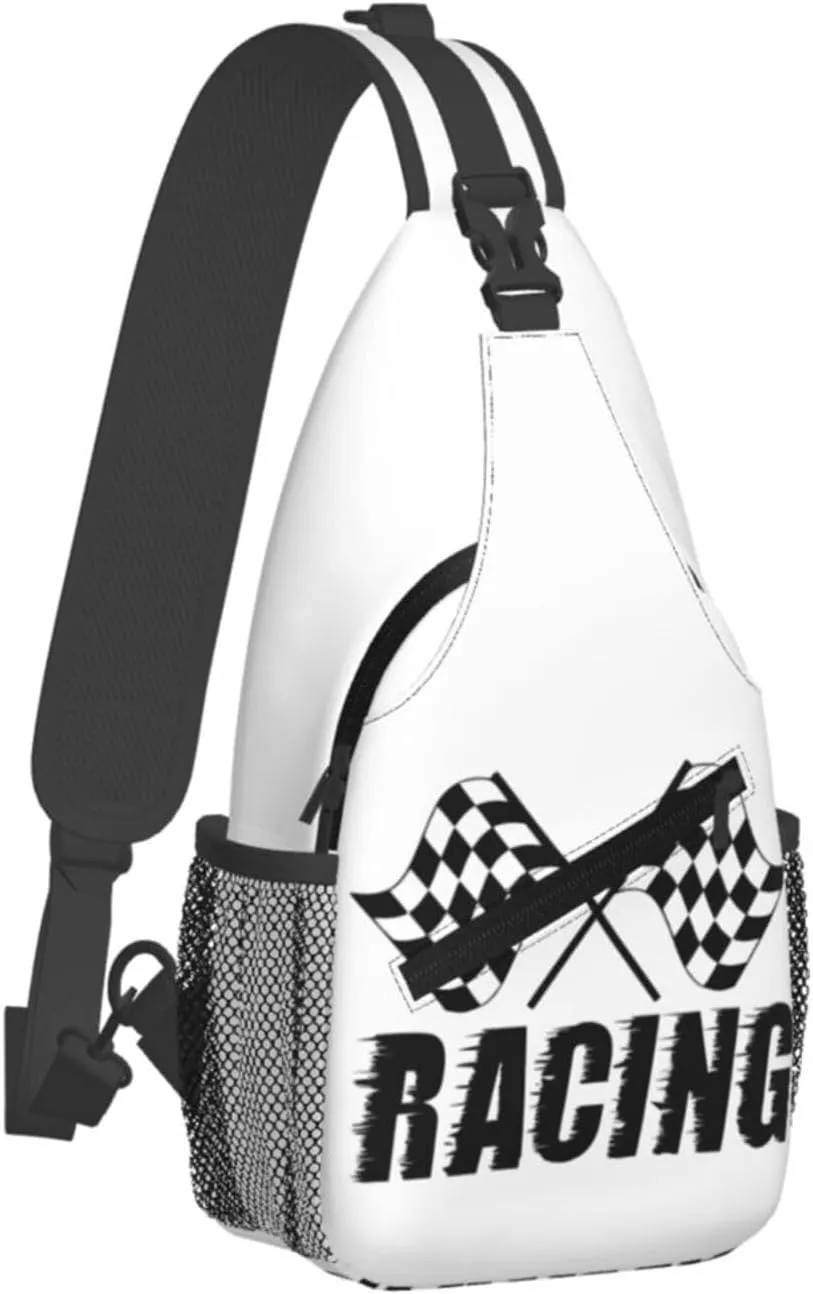 Dispatch Police Military Fire Flag Sling Bag Adjustable Chest Bags Casual Crossbody Bag Travel Shoulder Backpack