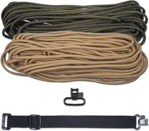 DIY Adjustable 43” King Cobra 550 LB Paracord Multi-Purpose Sling / Strap