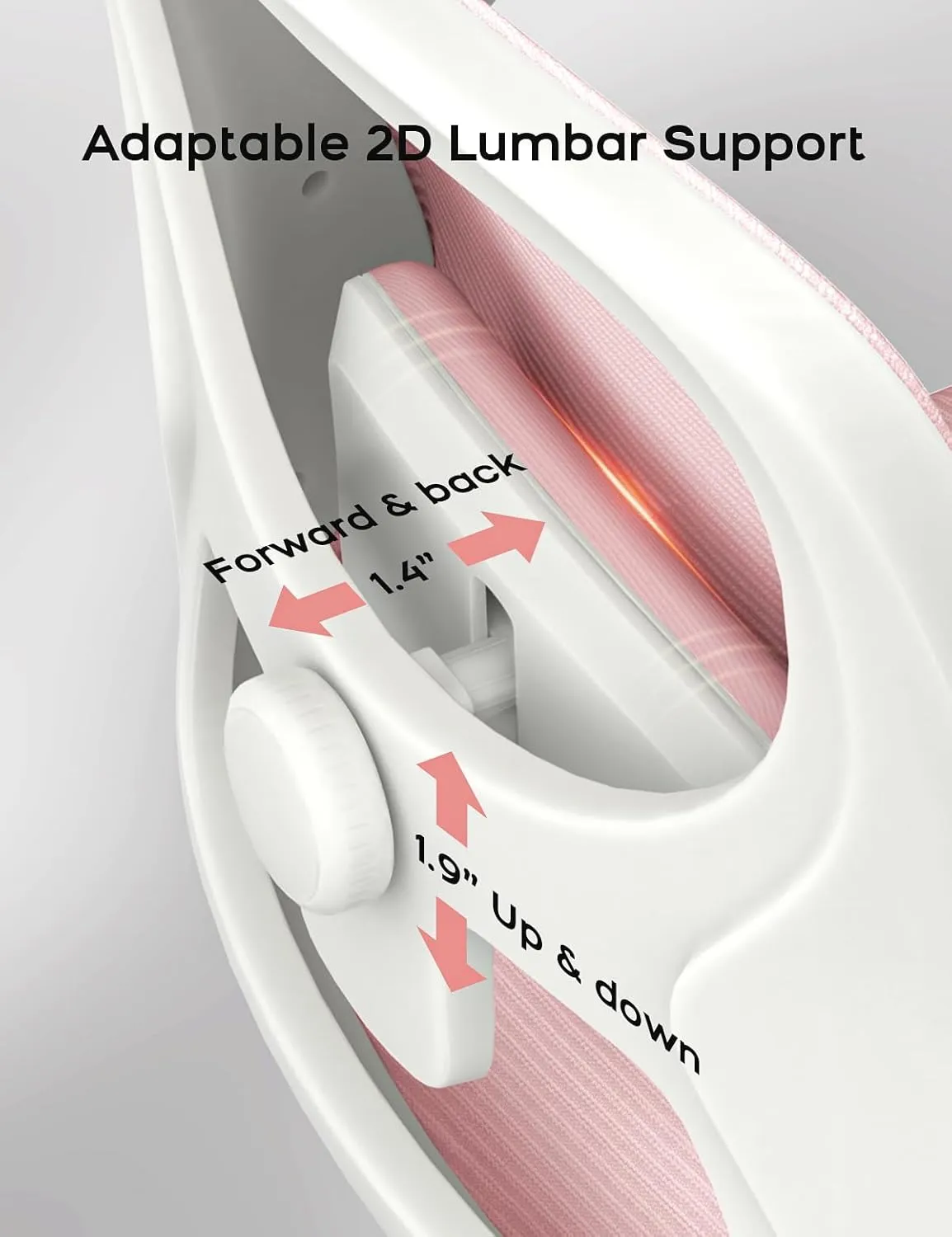Drafting Chair,Tall and Standing Desk Chair with Flip-up Armrests, Ergonomic Comfy Lumbar Support and Adjustable Footrest Ring Office/Computer Chair (White-Pink)