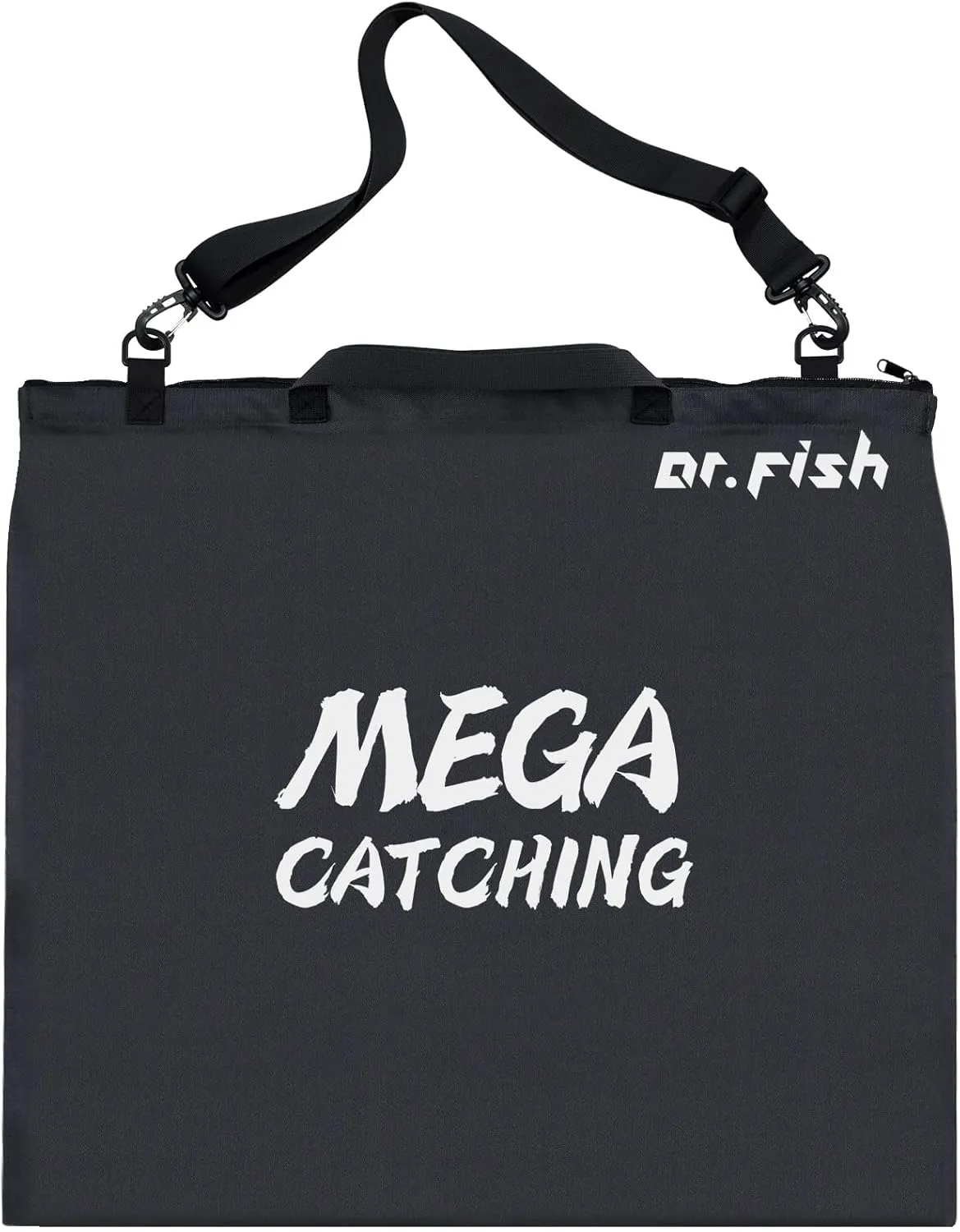Dr.Fish Large Tournament Weigh-in Fish Bag 25.5x22 Inches Heavy Duty 900D Leak and Rip Resistant Fish Transport Storage Bag Shoulder Bag