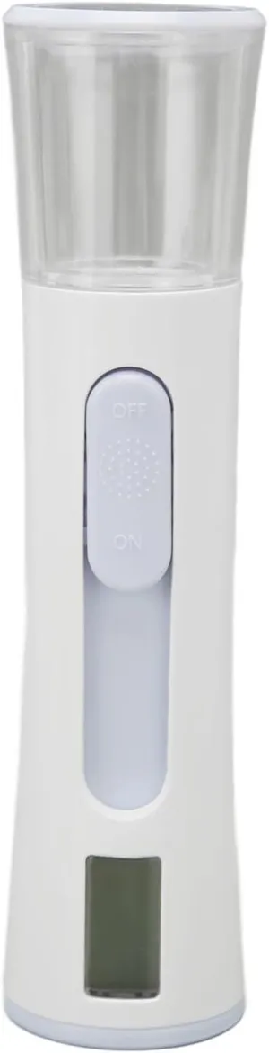 Dual Heads Nano Facial Steamer, Moisturizing Hydrating Beauty Instrument with LCD Screen Display, Cleanses Dirt and Locks Water, for Skin Water and Oil Balance Test, Girlfriend's