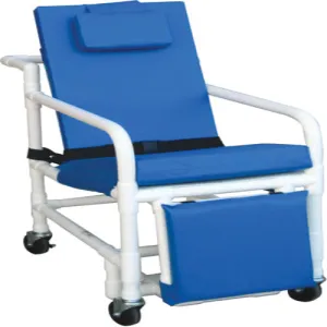 Economical Geri-Chair - Multi-Position Recliner with Durable PVC Tubing