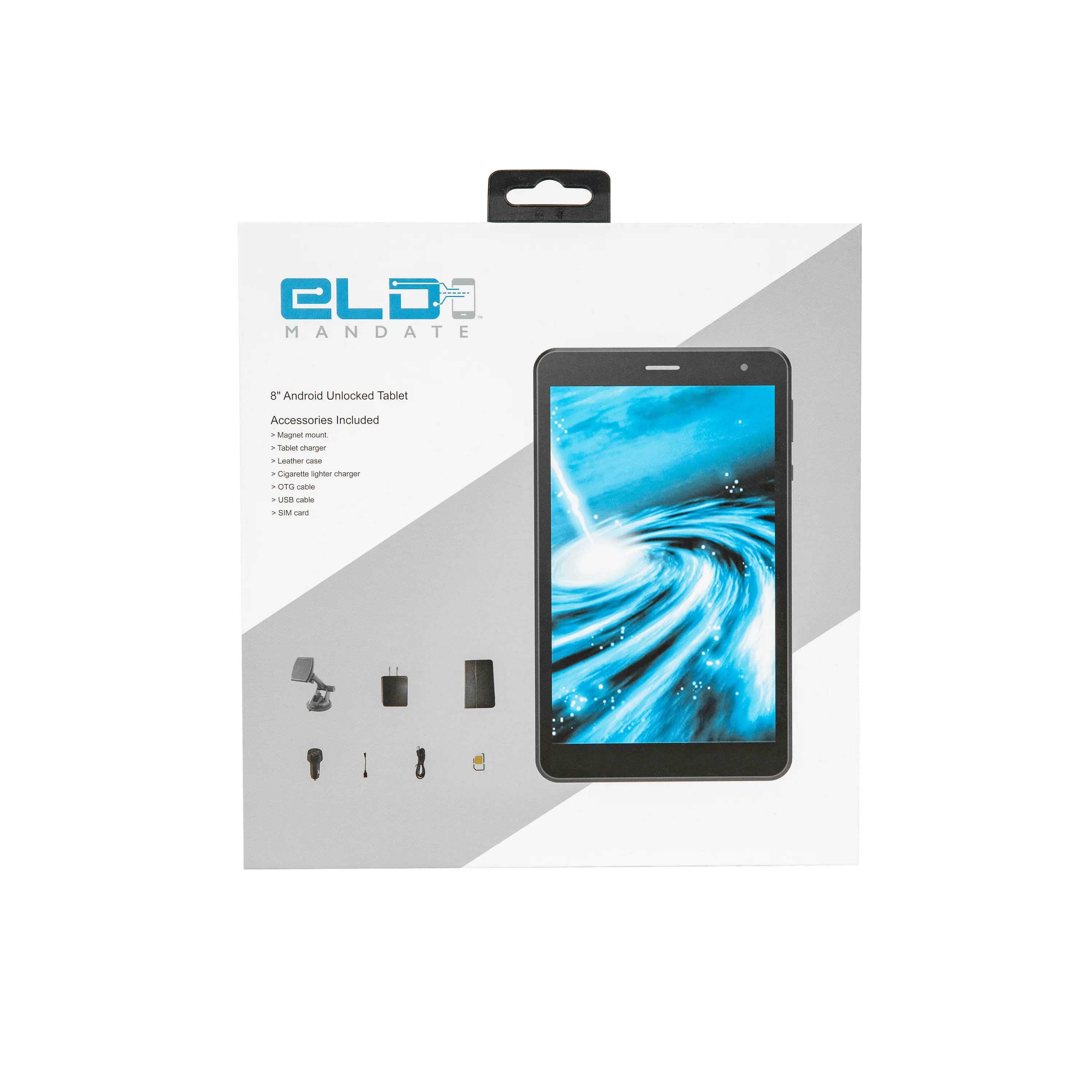 ELD Mandate's 8" Dashboard Tablet with GPS (16Gb or 32Gb)