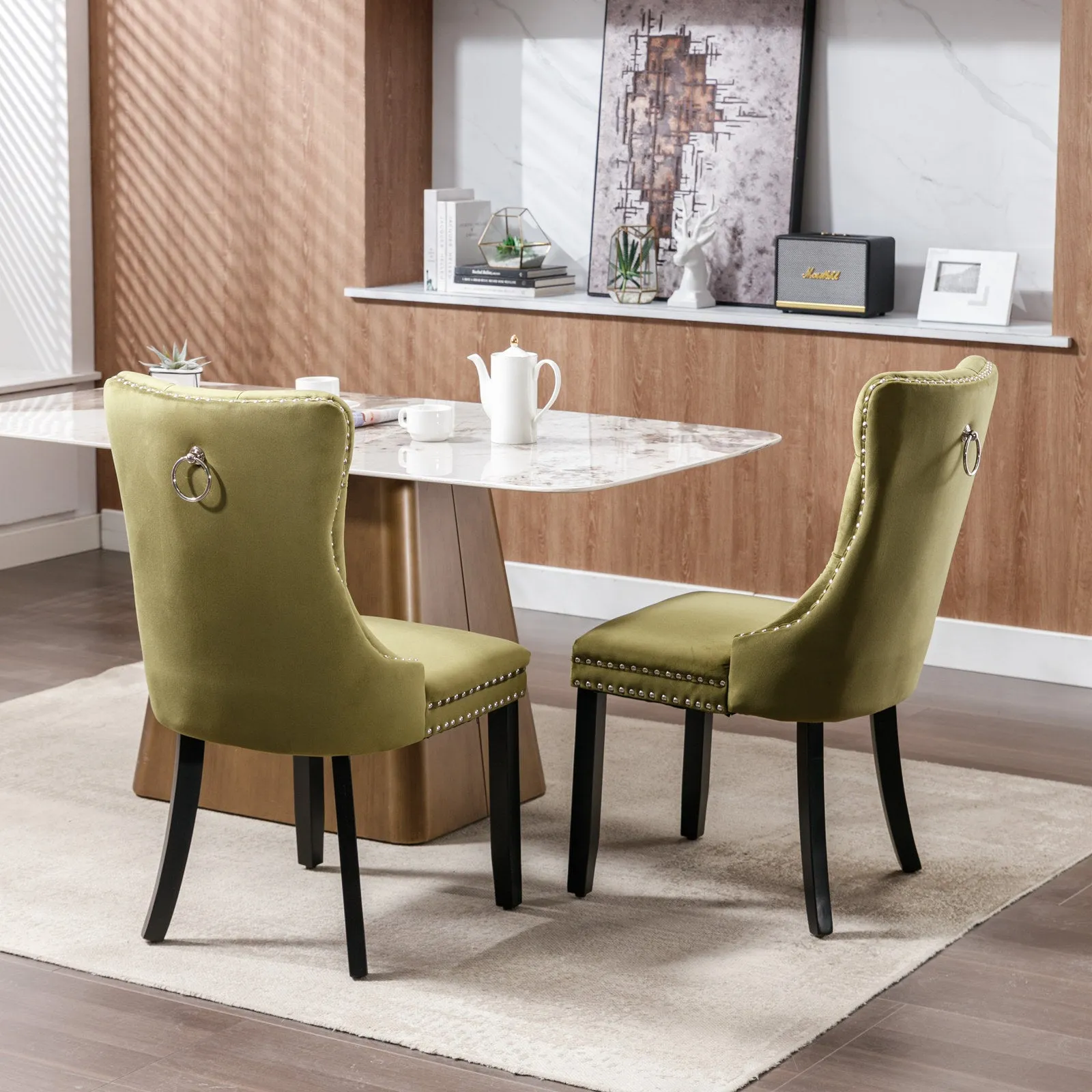 Elegant Velvet Tufted Dining Chairs – Luxury & Comfort for Your Home!