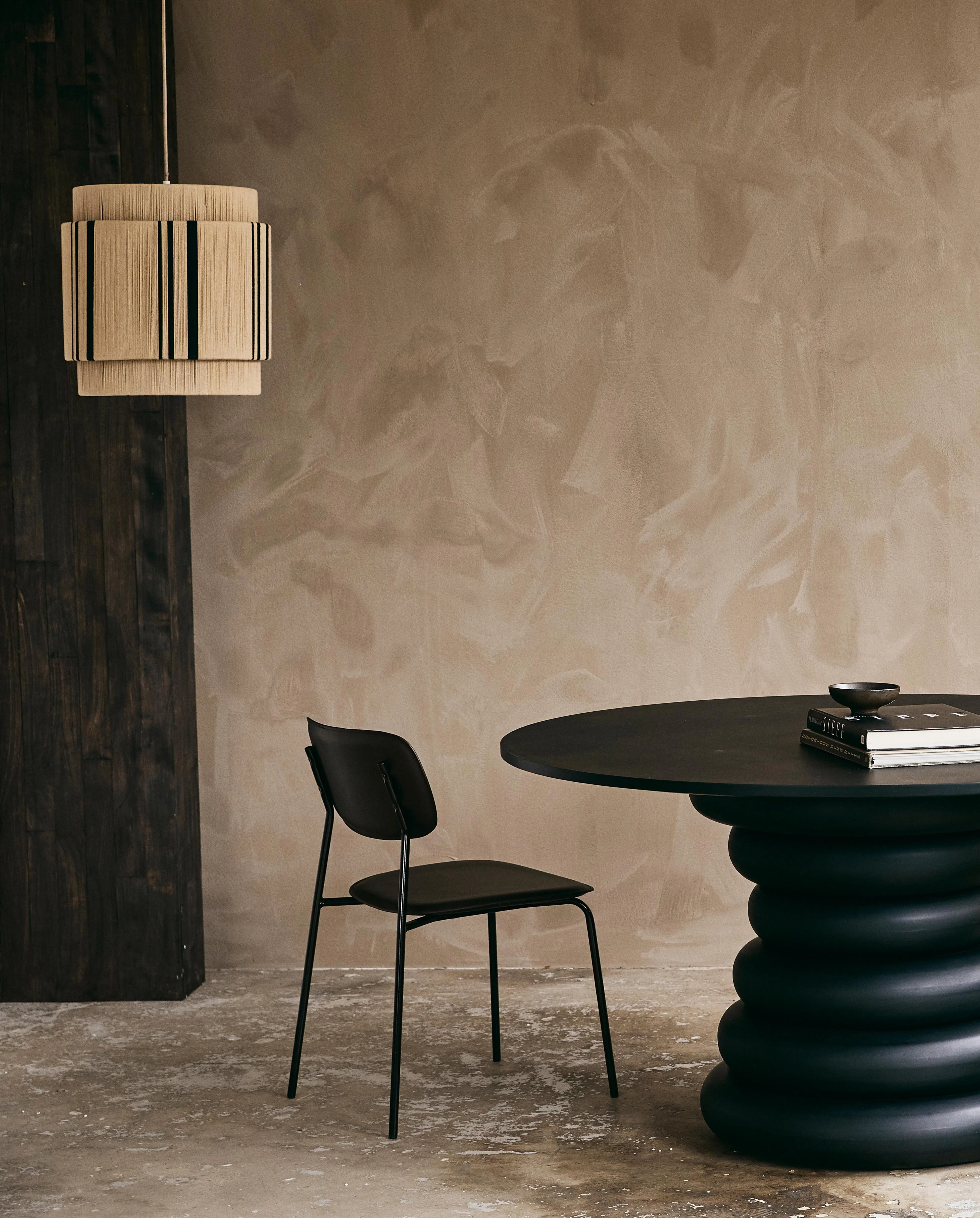 ESA dining chair, black
