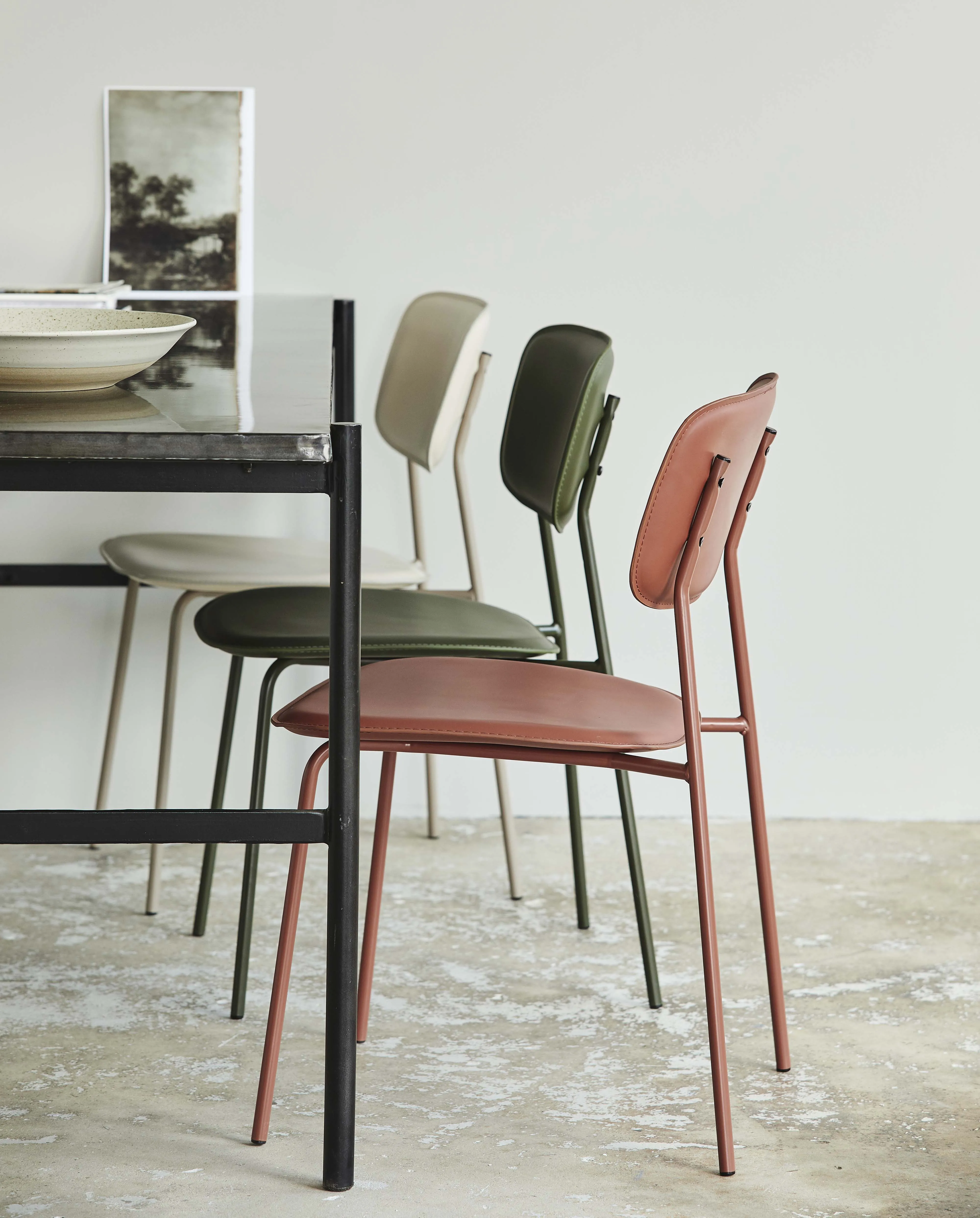ESA dining chair, green