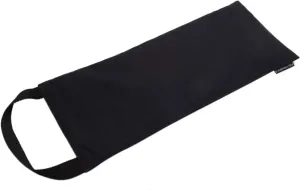 Everyday Yoga Sand Bag Cotton Unfilled, Adds Weight to Poses, Zipper Cover, Sturdy Handle, Silica Sand Filling, Durable Material - Black