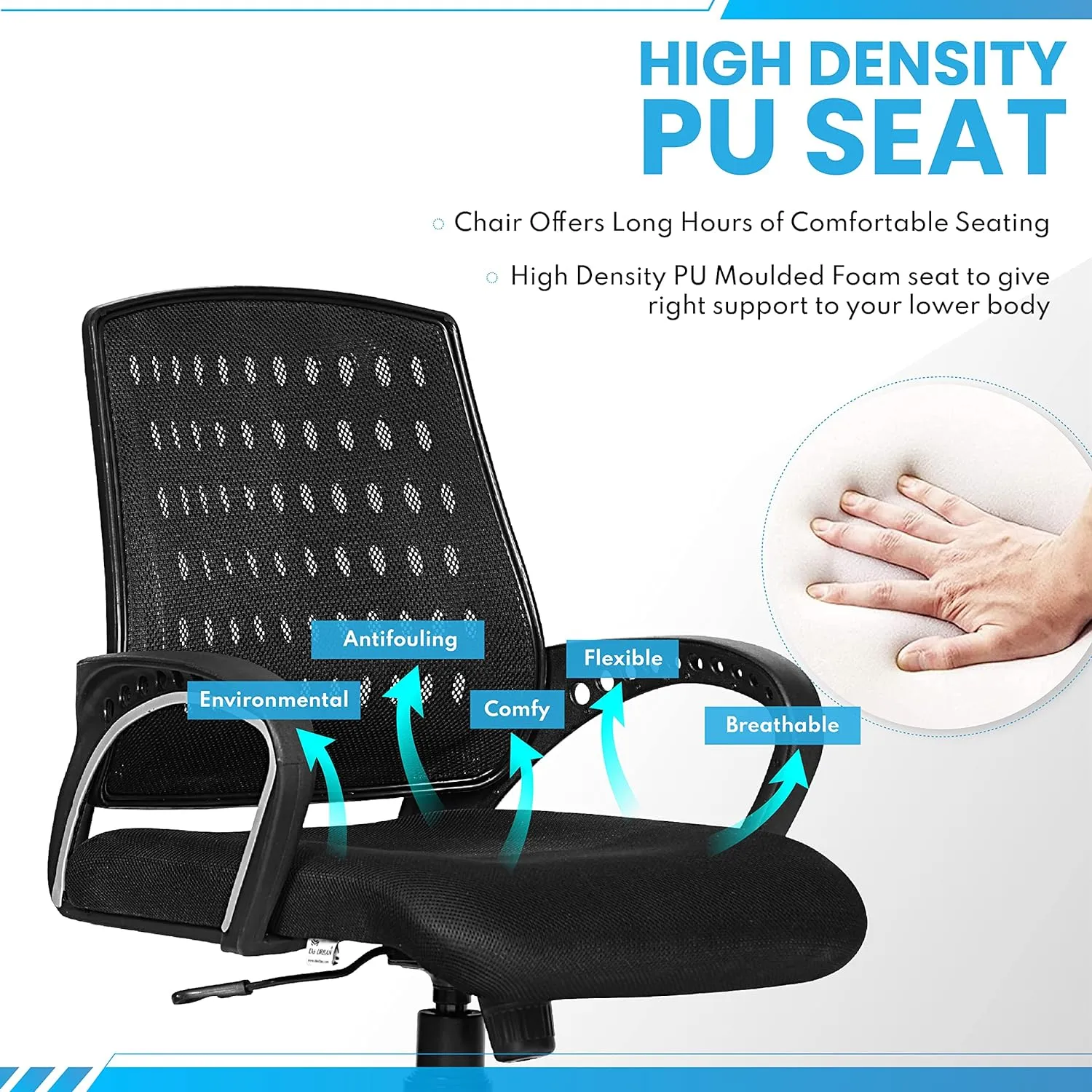 Executive Chair in Low Back with Nylon Base