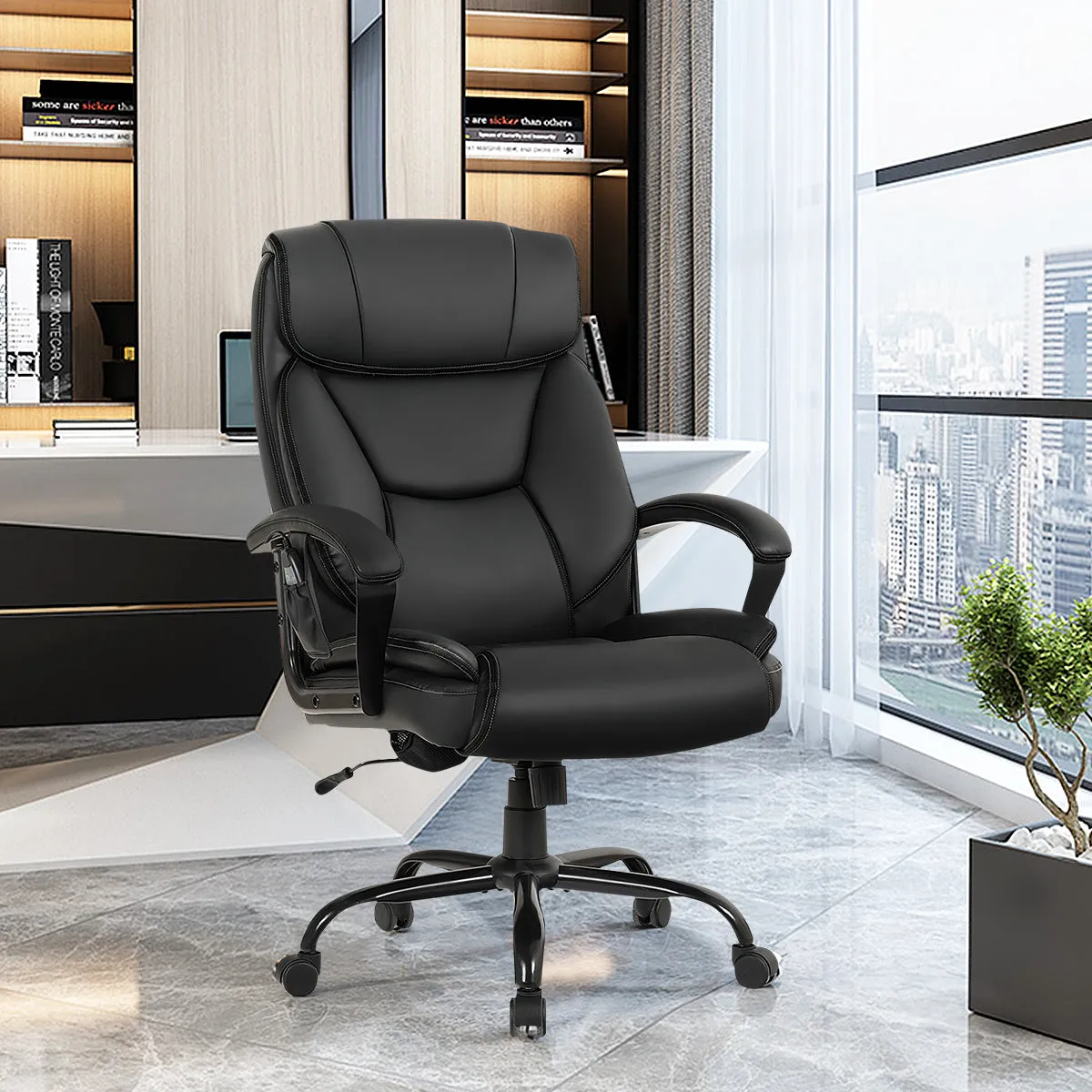 Executive Chair with 6 Point Massage and Adjustable High Back