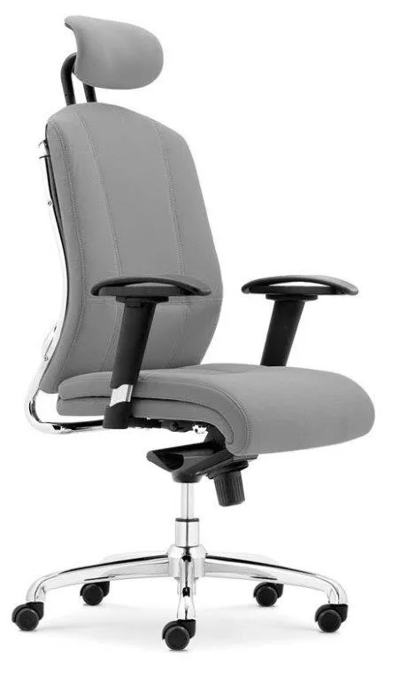 Executive Grey  Adjustable Arm Chair