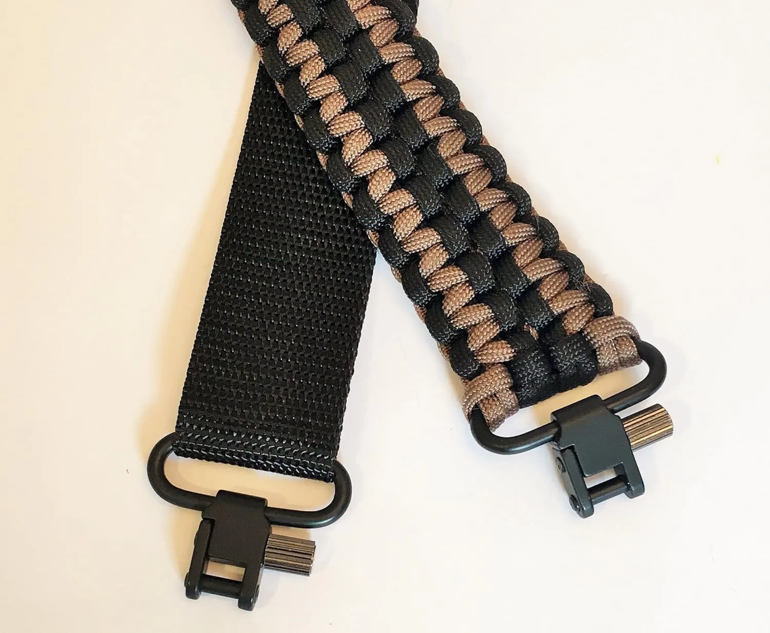 Extra Wide Gun Sling Paracord 550 Adjustable w/Swivels (Multiple Color Options)