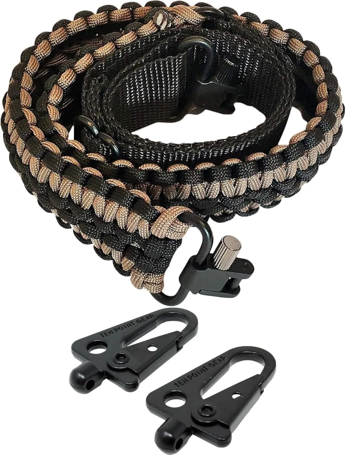 Extra Wide Gun Sling Paracord 550 Adjustable w/Swivels (Multiple Color Options)