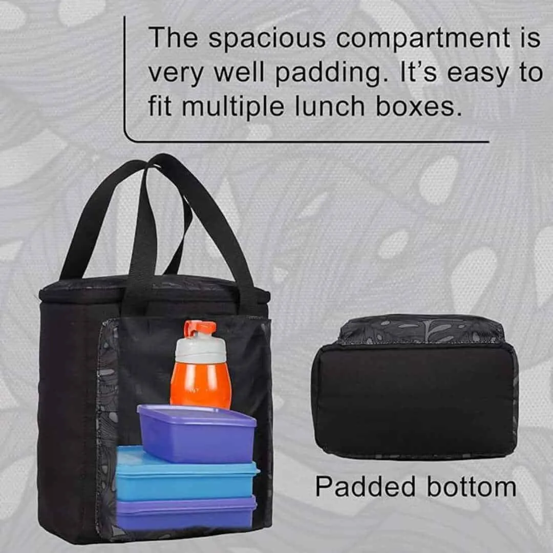 F Gear Hoover Palm Drk Gry Black 7L Lunch bag