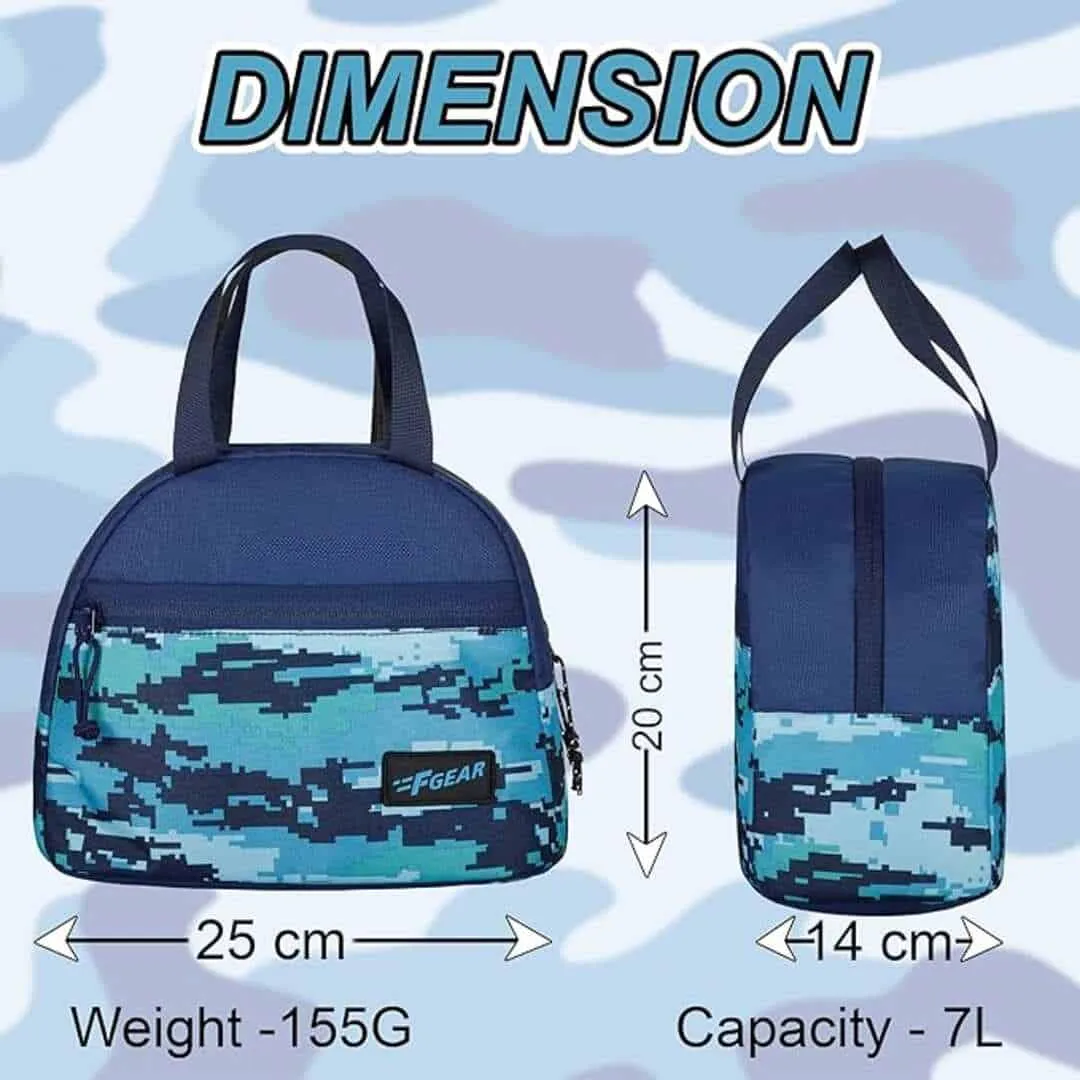 F Gear Nugget 7L Lunch bag Padded Insulated Hot Cold Travel Tiffin Bag