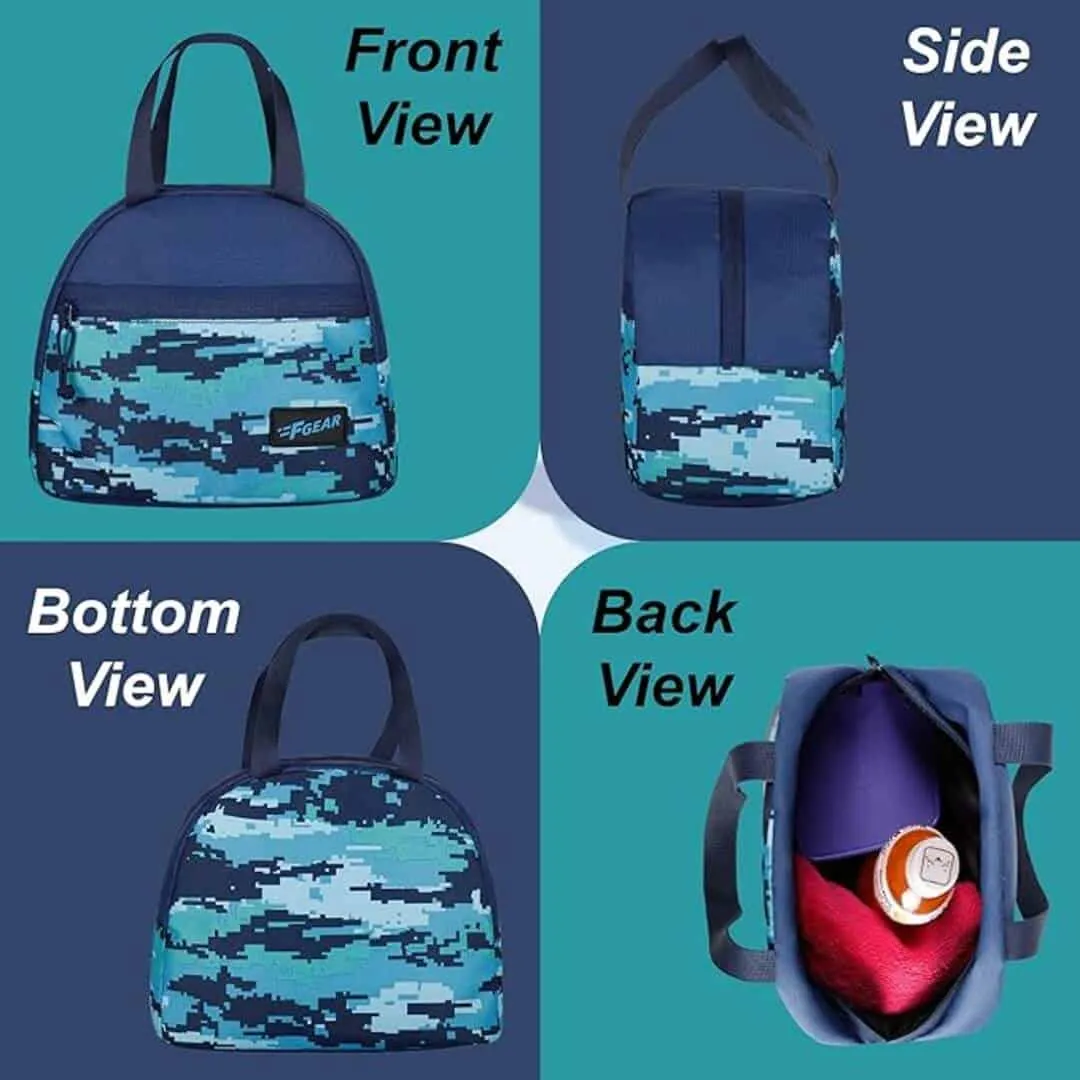 F Gear Nugget 7L Lunch bag Padded Insulated Hot Cold Travel Tiffin Bag