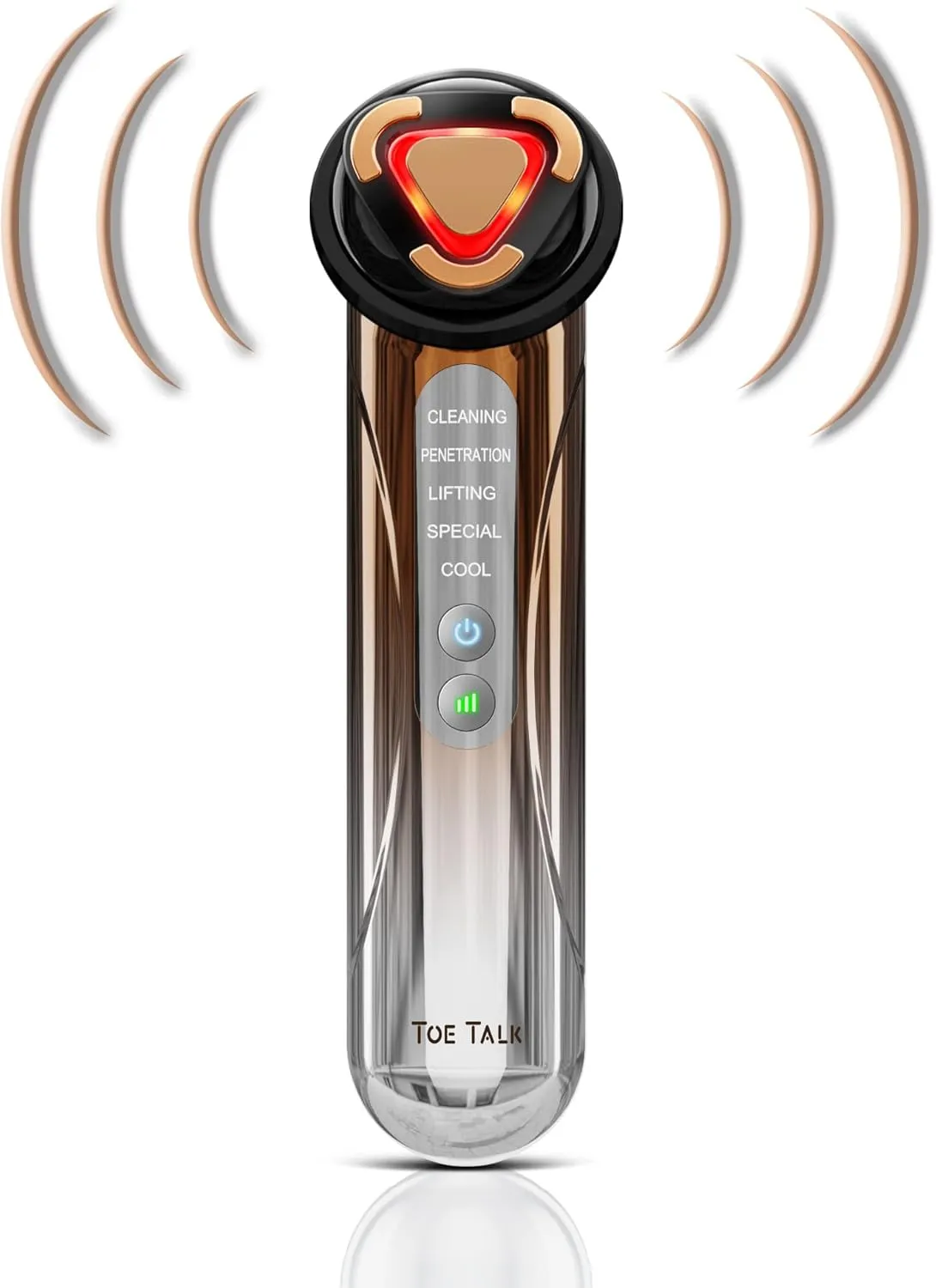 Facial Massager, Microcurrent Facial Device, 5-in-1 Home Lifting Light Therapy Facial Device Suitable for Neck, Eyes and face