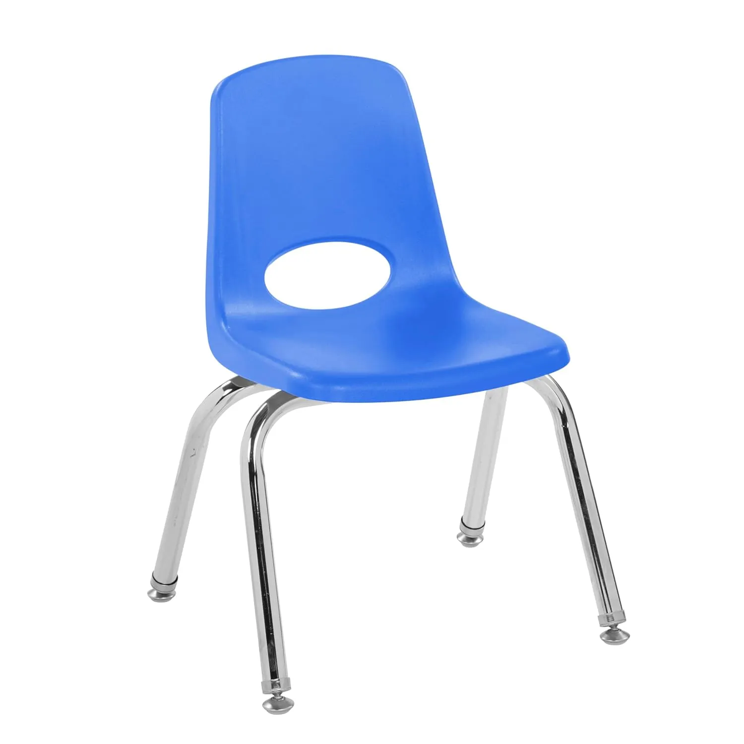 Factory Direct Partners 10360-BL Stack Chair, 12", Blue