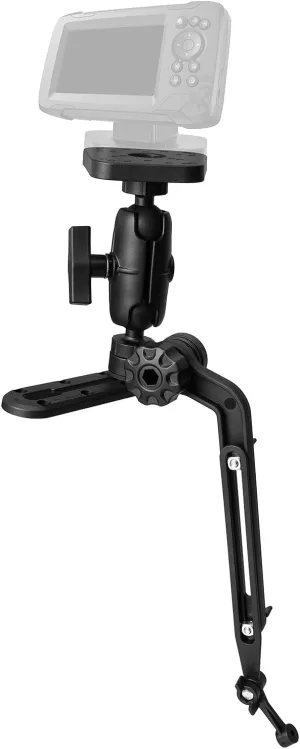 Fish Finder Mount, Kayak Transducer Mounting Arm, 1.5" Ball Base Universal Kayak Transducer Mount, Compatible with Scotty, Lowrance, Garmin Fish Finder