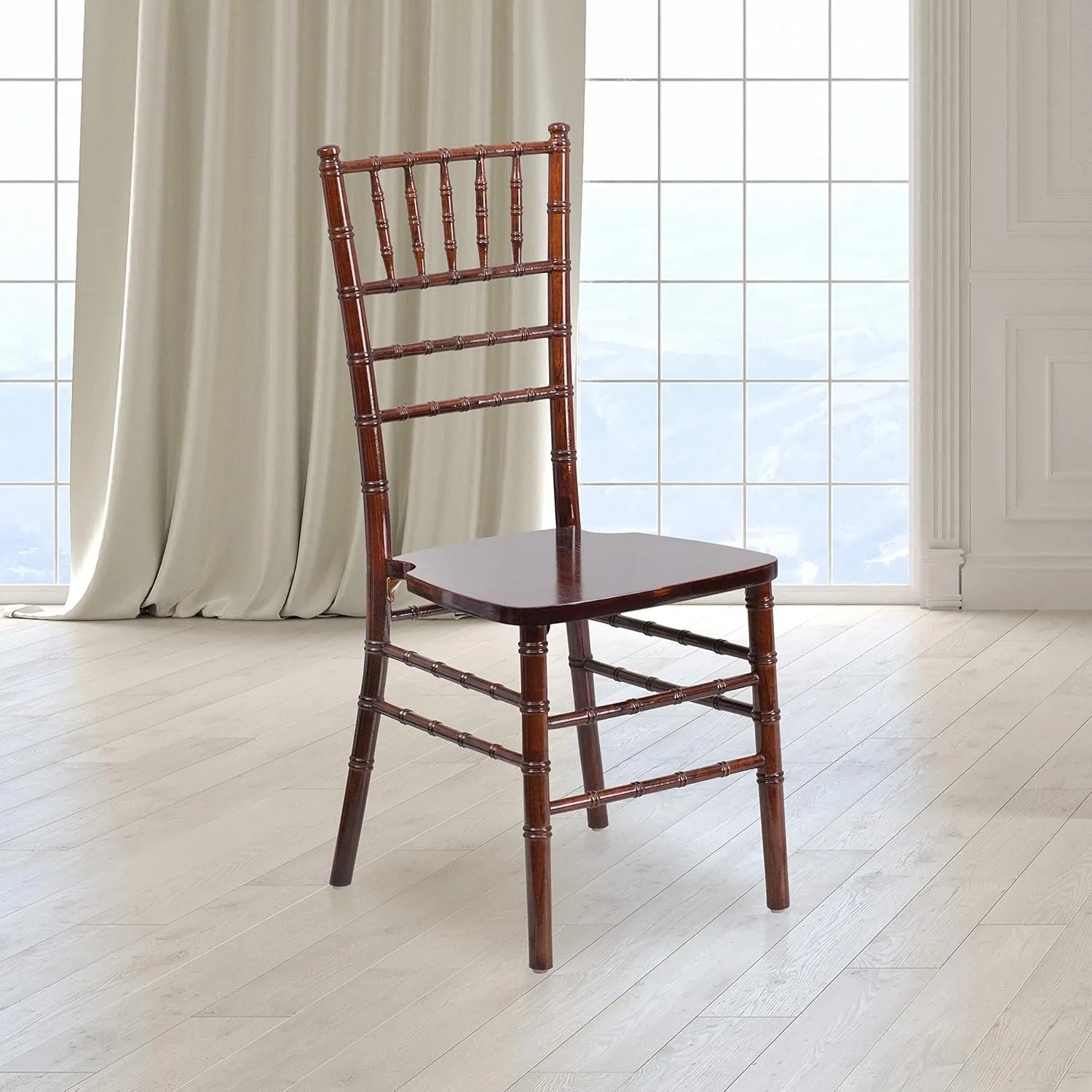 Flash Furniture 2 Pack HERCULES Series Fruitwood Chiavari Chair