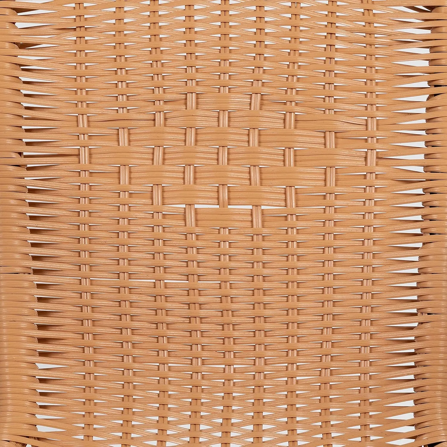 Flash Furniture Lila 4 Pack Beige Rattan Indoor-Outdoor Restaurant Stack Chair | Versatile and Stylish Seating