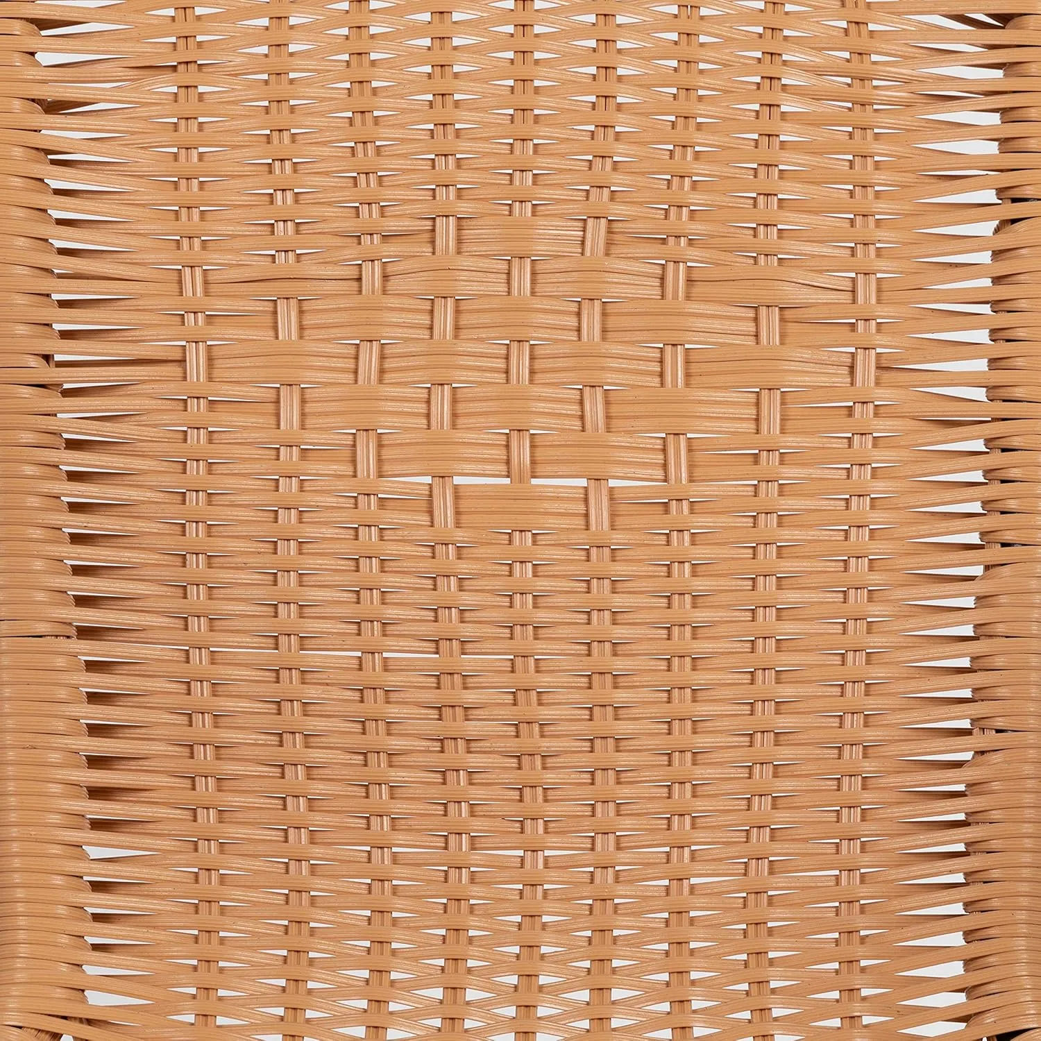 Flash Furniture Lila 4 Pack Beige Rattan Indoor-Outdoor Restaurant Stack Chair | Versatile and Stylish Seating