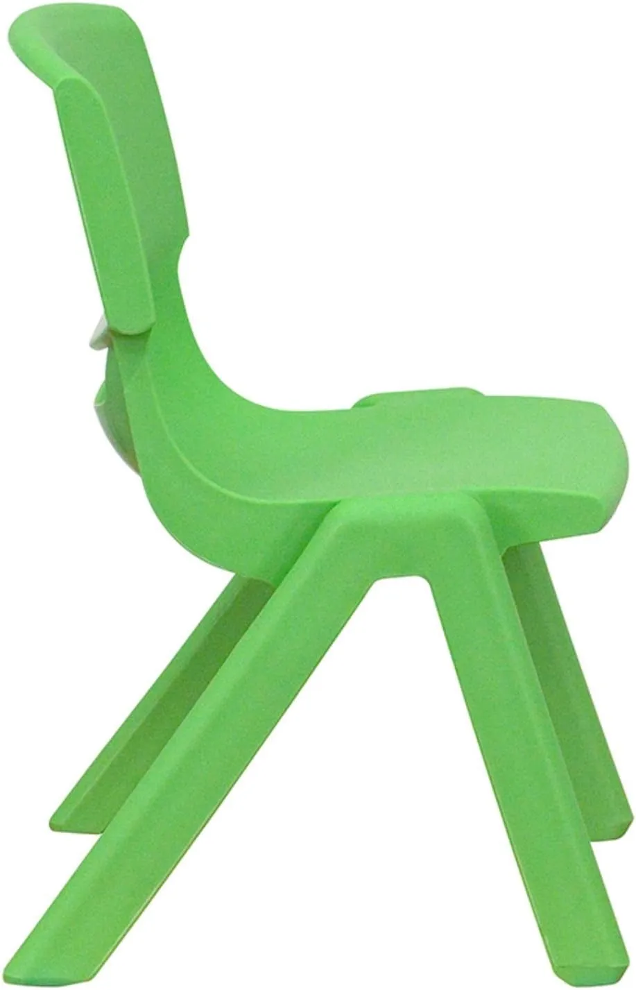 Flash Furniture Whitney 4 Pack Plastic Stackable School Chairs with 10.5" Seat Height, Assorted Colors